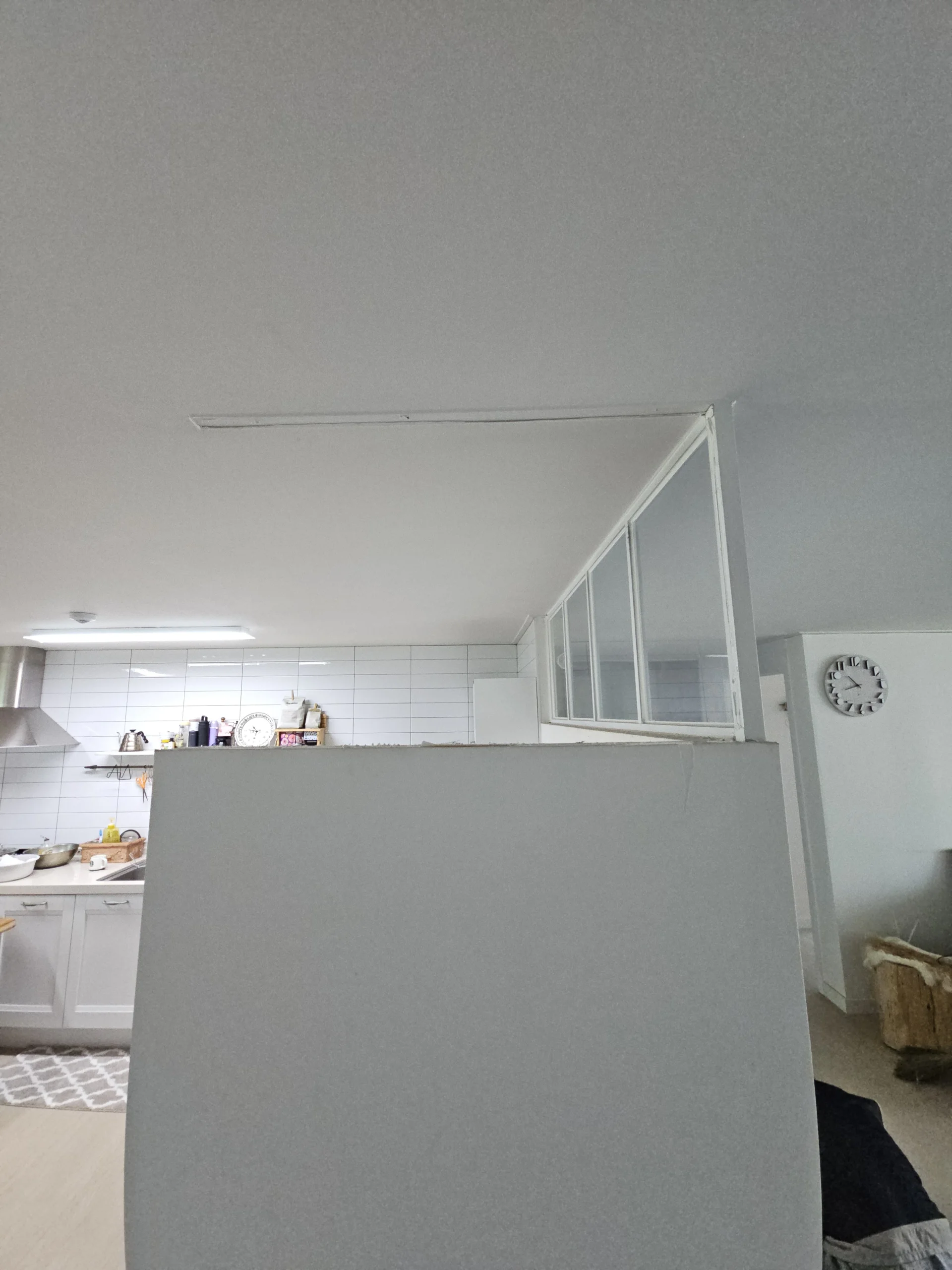 여의도 마감 작업 가벽설치 현장사진